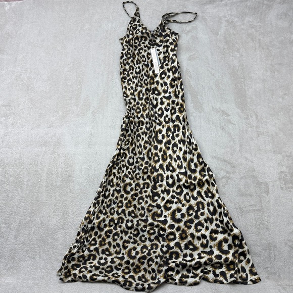 Conditions Apply Dresses & Skirts - Conditions Apply Anthropologie Elva Slip Maxi Dress Women Small P Leopard Print
